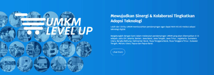Tangkapan layar dari situs resmi Kemenkominfo untuk Program UMKM Level Up yang dibuka hingga 17 Maret 2023. (Dok. Kemenkominfo)