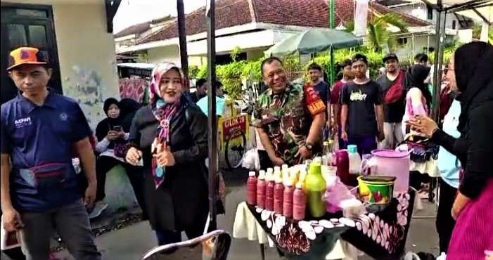 Kegiatan Pasar Tiban UMKM di Kel. Prenggan, Kotagede Yogyakarta, Minggu (9/7/2023) (Dok: Istimewa)