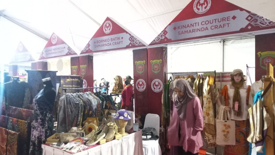 Booth UMKM di Samarinda Street Food Festival 2023. (Dok. PusaranMedia/Ayu)