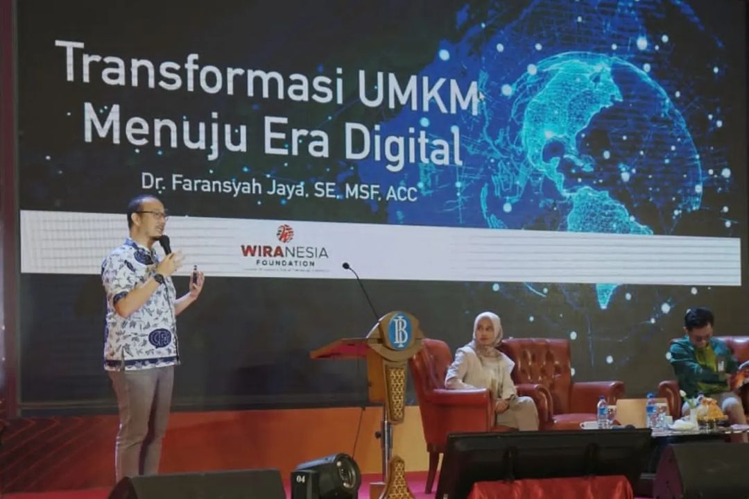 Literasi digital menjadi salah satu kunci utama bagi Usaha Mikro Kecil Menengah (UMKM) untuk naik kelas. (Foto : IG @faransyahjaya)