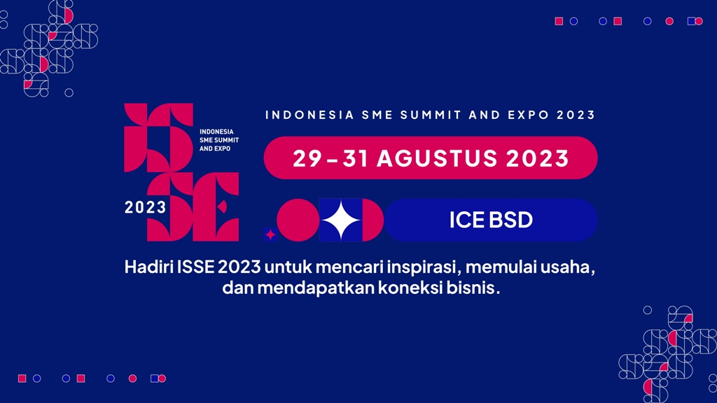 Indonesia SME Summit & Expo 2023 akan diselenggarakan di ICE BSD, Tangerang pada 29 hingga akhir Agustus mendatang. Event ini bertujuan untuk memberdayakan UMKM Indonesia serta merevolusi lanskap bisnisnya. (Dok. Desty.Page)